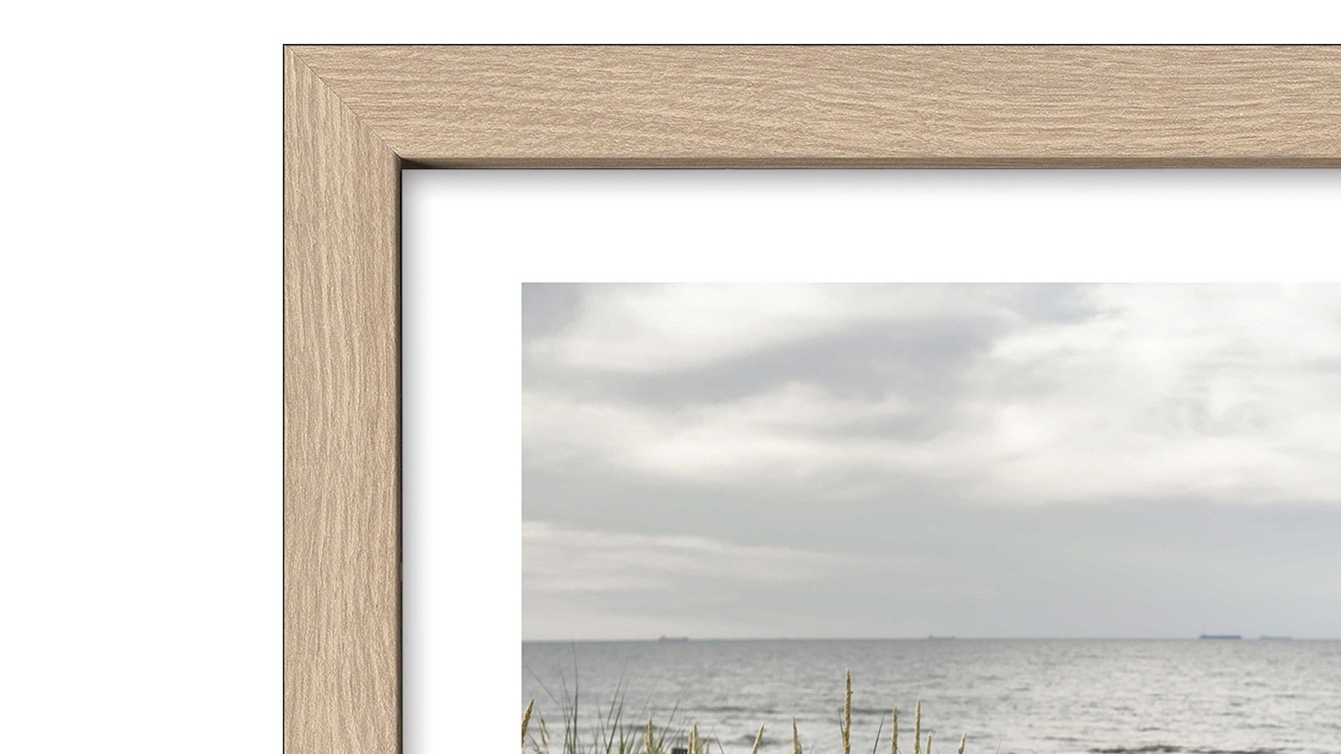 Kunstdruck Pro®art bilderpalette aus Karton / Papier / Pappe in Beige PRO®ART Kunstdruck Nordic Beach Atmosphere IV Eiche, Strandmotiv - ca. 35 x 35 cm