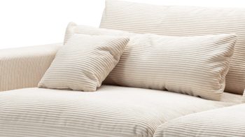 Bigsofa A. z. iwaniccy aus Stoff in Beige Bigsofa Play beiger Breitcord - Länge ca. 286 cm