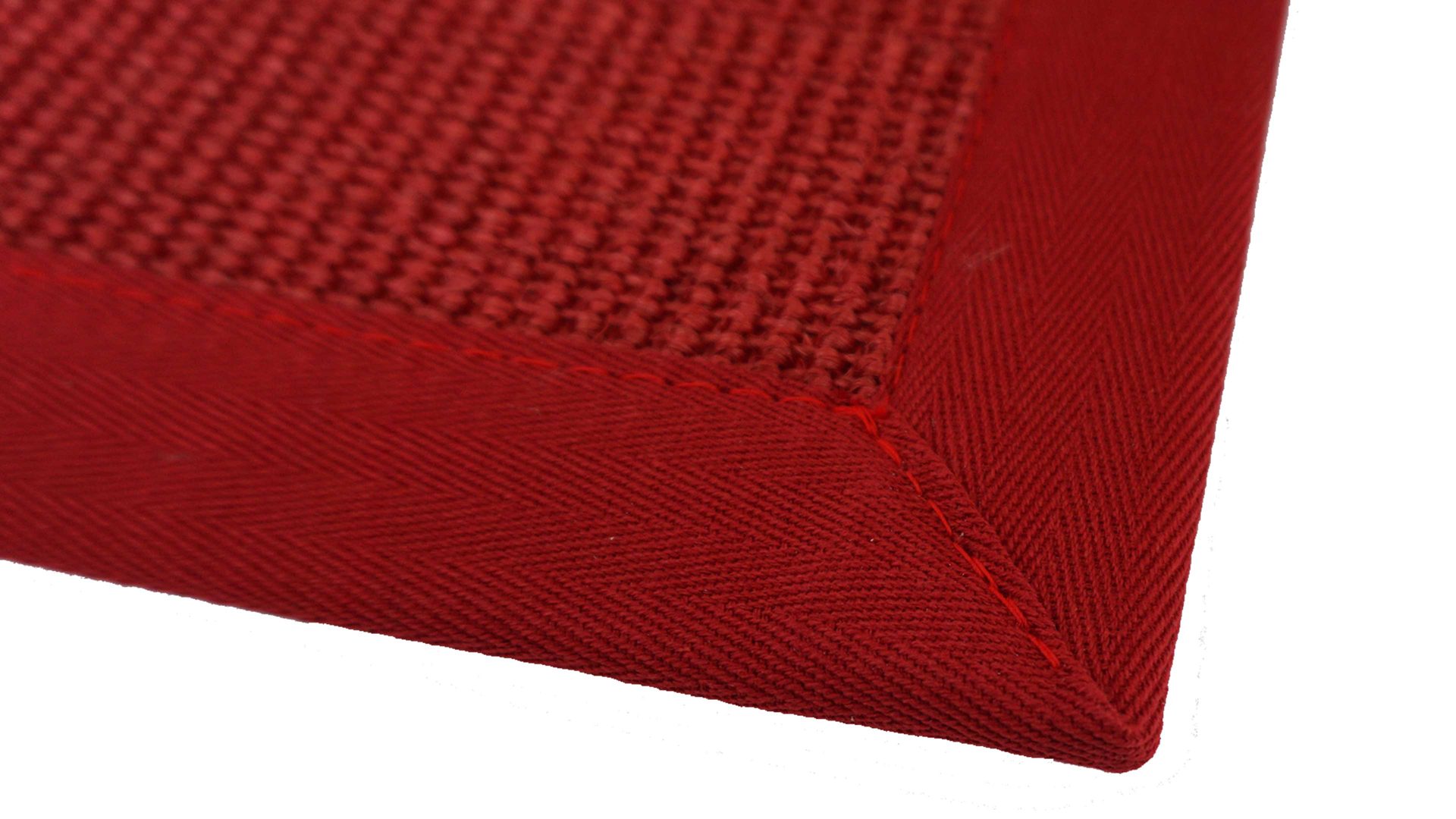 Webteppich Golze | astra aus Naturfaser in Dunkelrot ARMADA Teppich Cancun rubinroter Sisal - ca. 165 x 235 cm