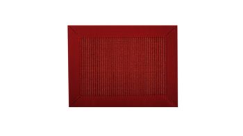 Webteppich Golze | astra aus Naturfaser in Dunkelrot ARMADA Teppich Cancun rubinroter Sisal - ca. 65 x 140 cm