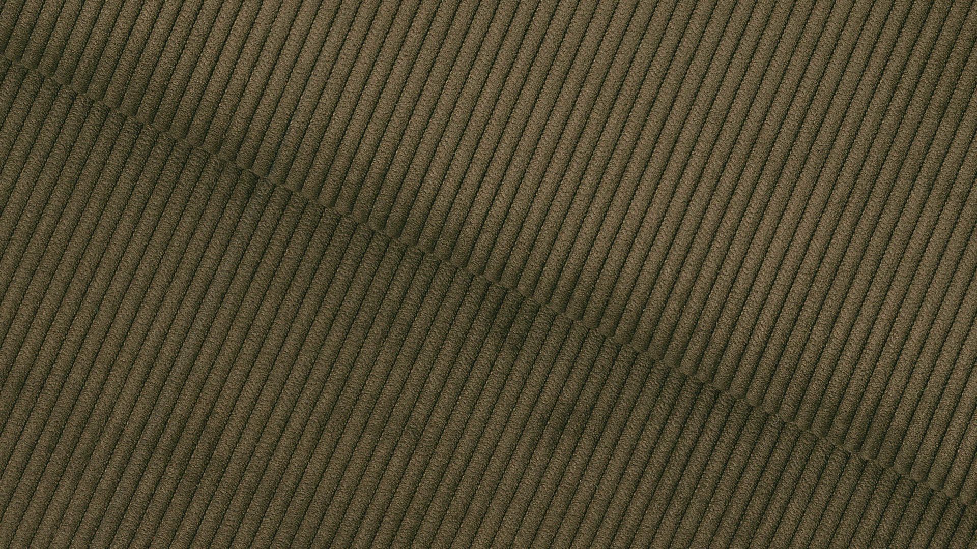 Vierfußstuhl Actona group aus Stoff in Grün Polsterstuhl Eris olivgrüner Feincord Wind 180 & schwarze Metallfüße