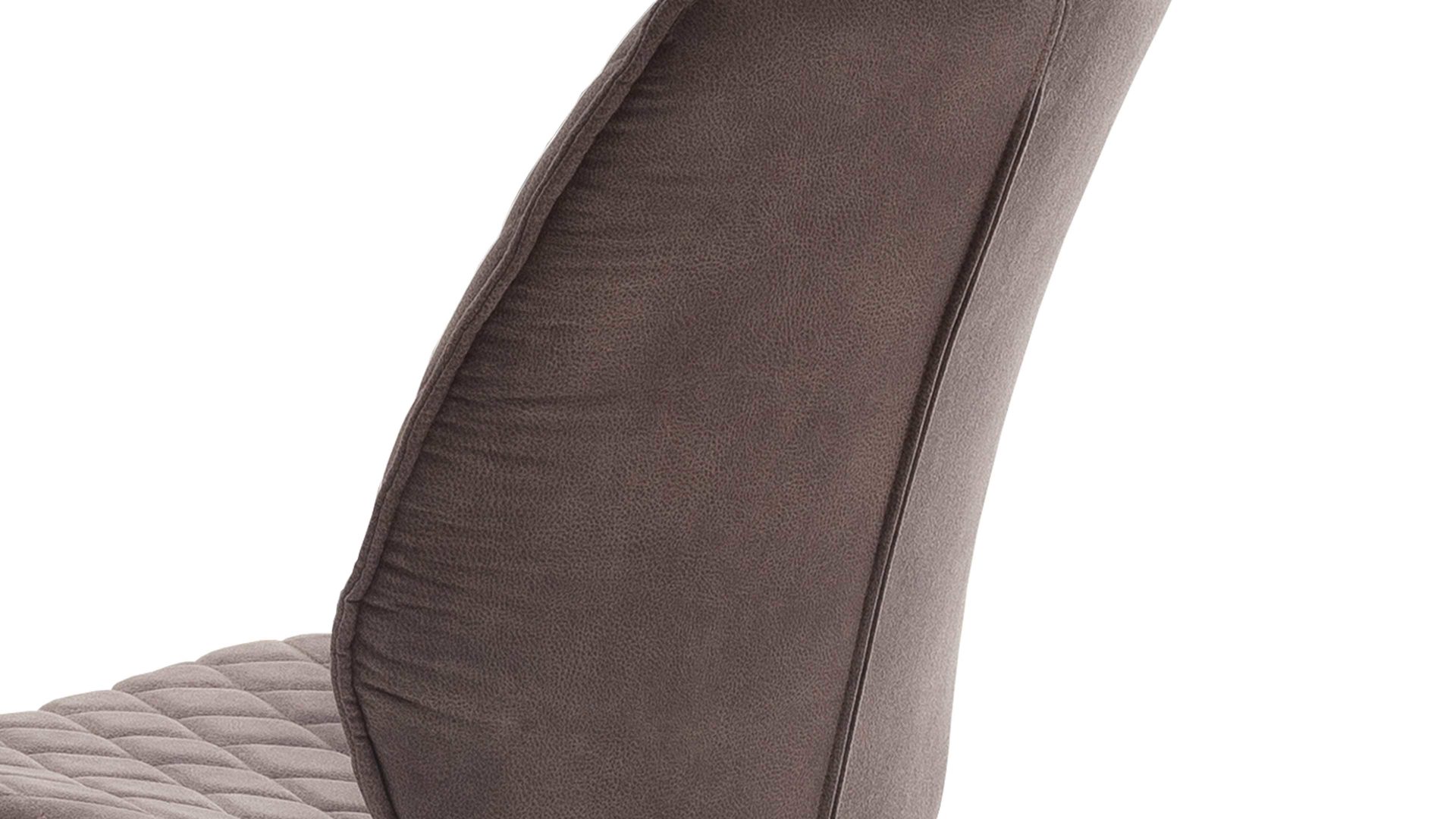 Polsterstuhl Mca furniture aus Stoff in Hellbraun Polsterstuhl Navarra mit Drehfunktion Sand & Anthrazit