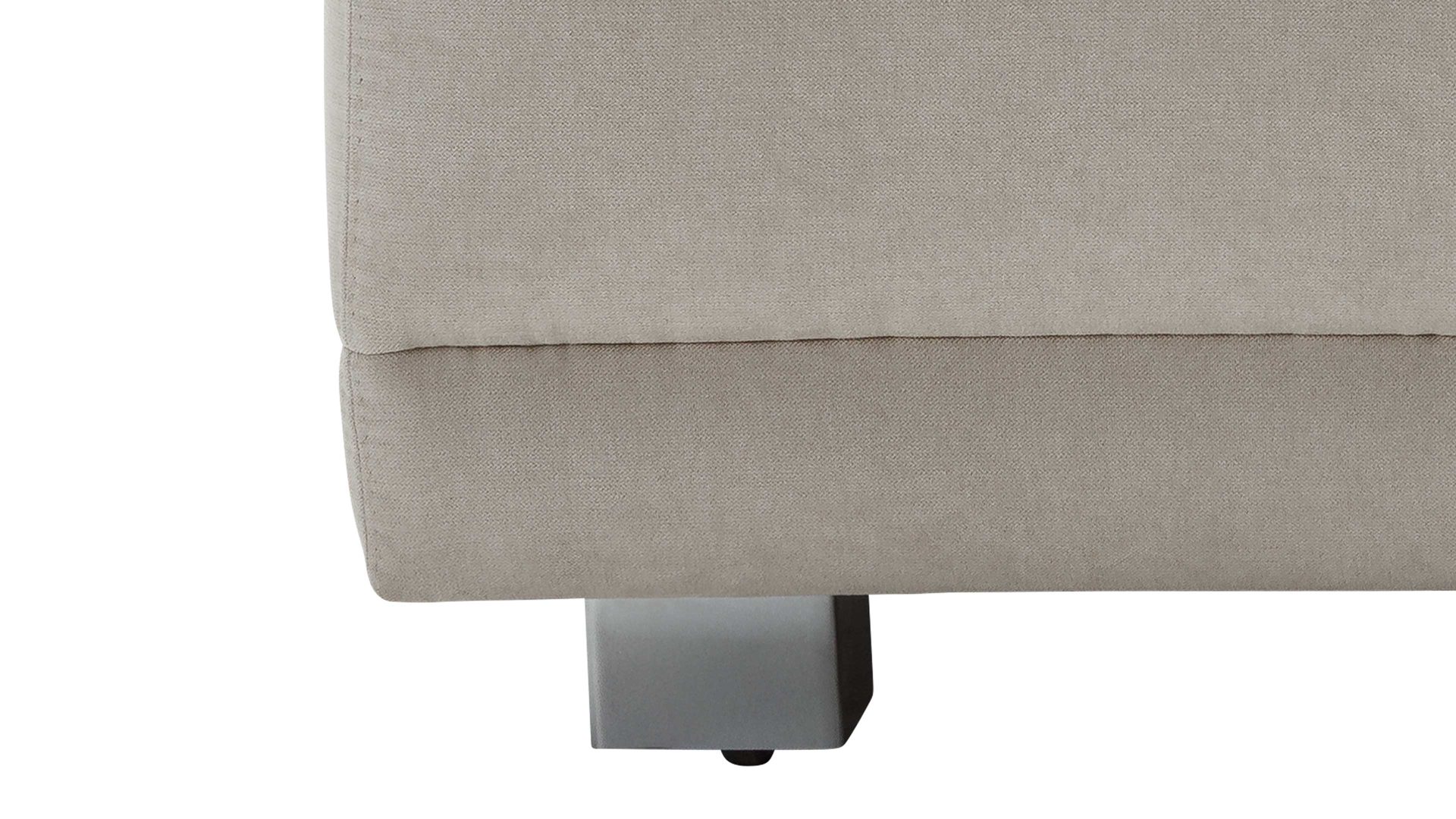 Schlafsofa Restyl aus Stoff in Beige Faltsofa Fringo sandfarbener Stoffbezug 55-6315 - Breite ca. 145 cm