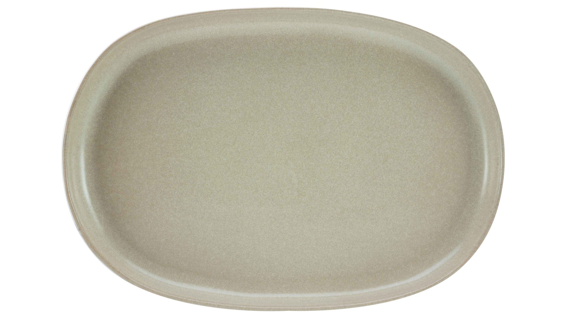Servierplatte Creatable aus Keramik in Beige CREATABLE Uno – Servierplatte sandfarbenes Steinzeug – ca. 23 x 33 cm
