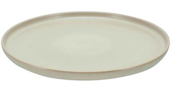 Servierplatte Creatable aus Keramik in Beige CREATABLE Uno – Gourmetplatte sandfarbenes Steinzeug – Durchmesser ca. 33 cm