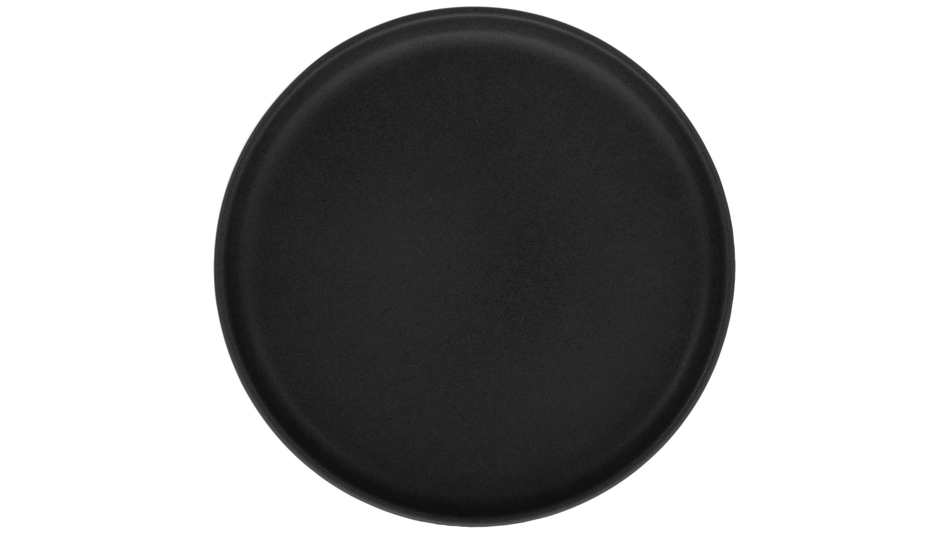 Servierplatte Creatable aus Keramik in Schwarz CREATABLE Uno – Gourmetplatte schwarzes Steinzeug – Durchmesser ca. 33 cm