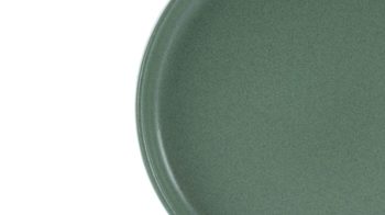 Essteller Creatable aus Keramik in Grün CREATABLE Uno – Speiseteller grünes Steinzeug – Durchmesser ca. 28 cm
