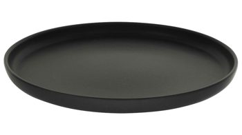 Essteller Creatable aus Keramik in Schwarz CREATABLE Uno – Speiseteller schwarzes Steinzeug – Durchmesser ca. 28 cm