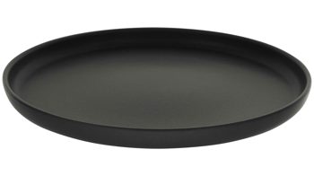 Essteller Creatable aus Keramik in Schwarz CREATABLE Uno – Speiseteller schwarzes Steinzeug – Durchmesser ca. 28 cm