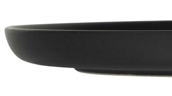 Essteller Creatable aus Keramik in Schwarz CREATABLE Uno – Speiseteller schwarzes Steinzeug – Durchmesser ca. 28 cm
