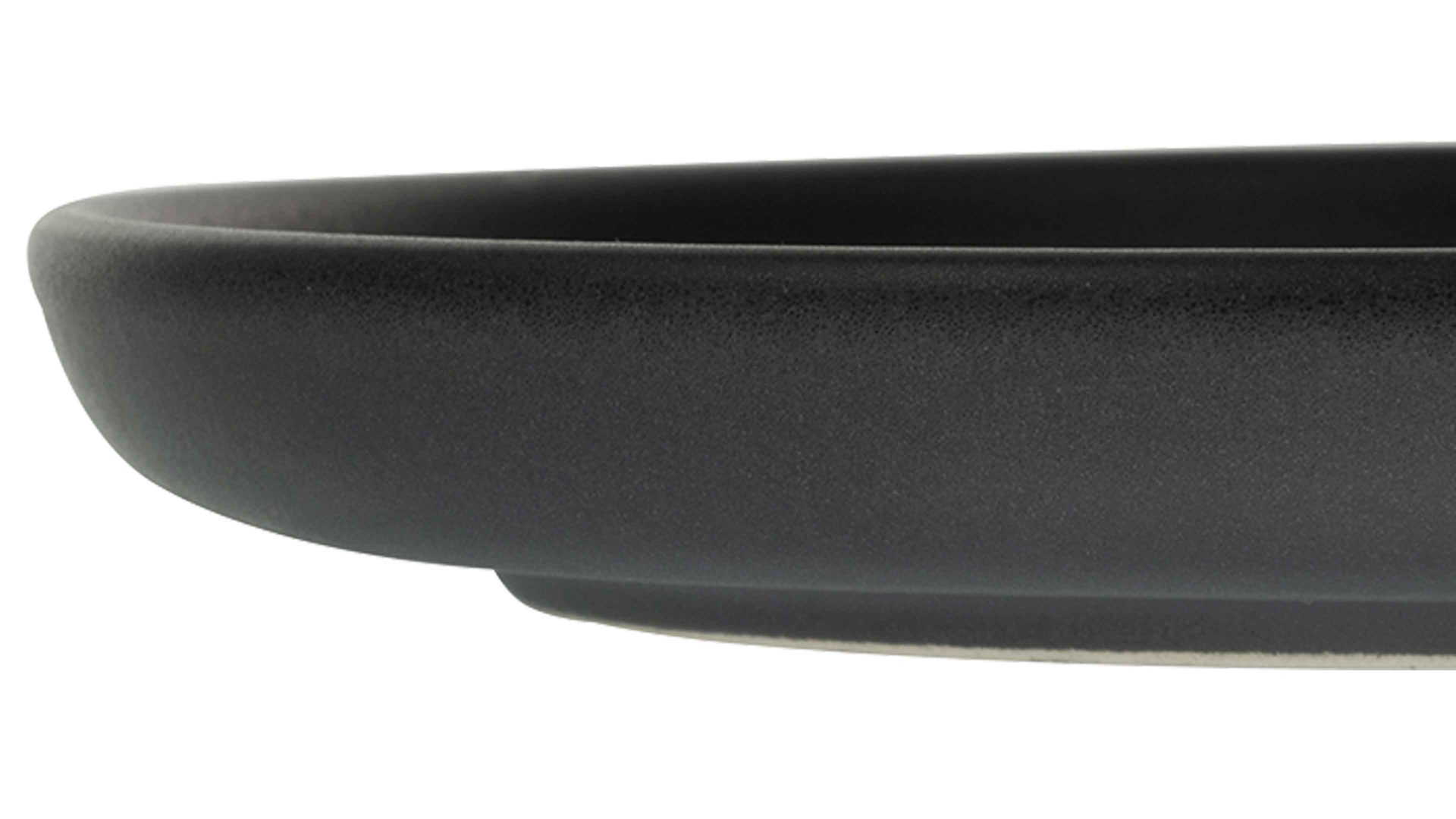 Kuchen- / Frühstücks- / Dessertteller Creatable aus Keramik in Schwarz CREATABLE Uno – Dessertteller schwarzes Steinzeug – Durchmesser ca. 21 cm