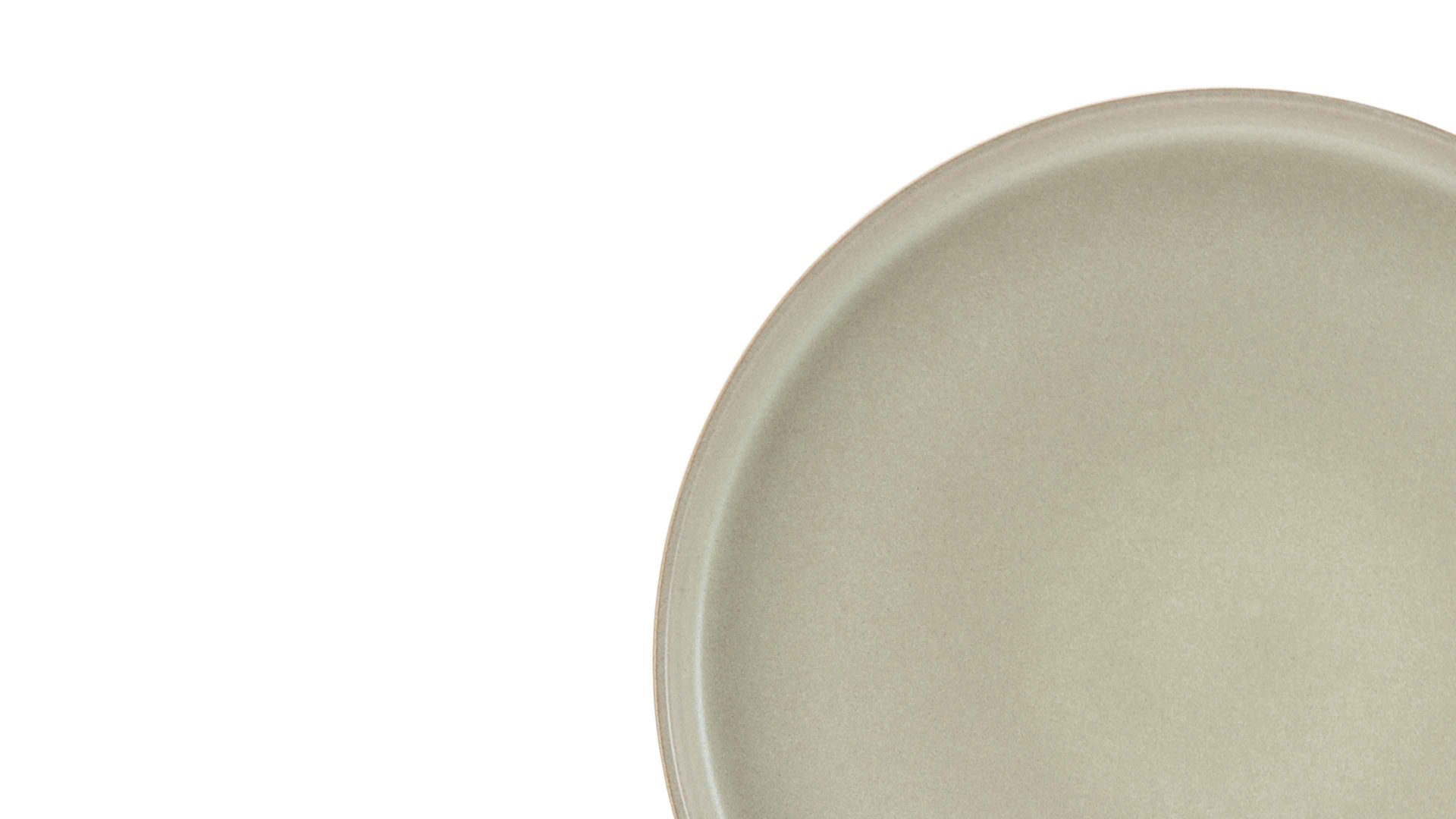 Kuchen- / Frühstücks- / Dessertteller Creatable aus Keramik in Beige CREATABLE Uno – Dessertteller sandfarbenes Steinzeug – Durchmesser ca. 21 cm