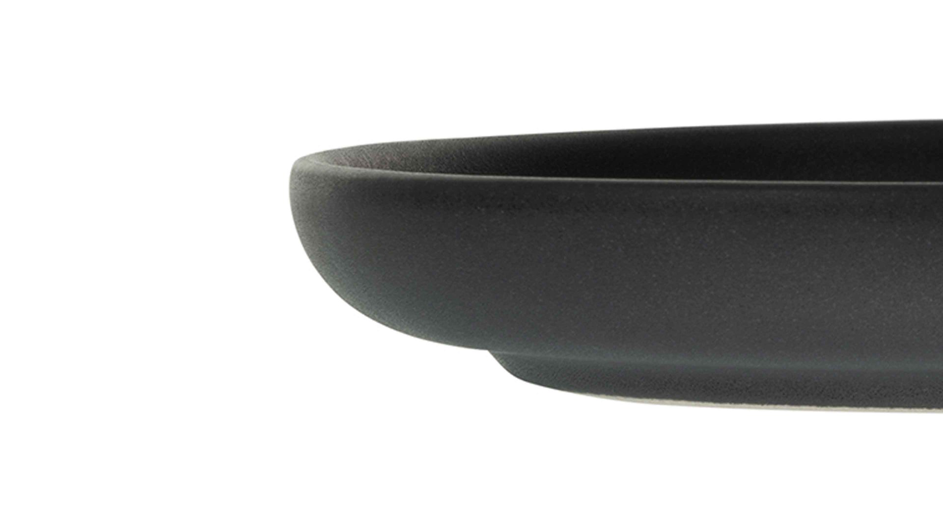 Kuchen- / Frühstücks- / Dessertteller Creatable aus Keramik in Schwarz CREATABLE Uno – Brotteller schwarzes Steinzeug – Durchmesser ca. 18 cm