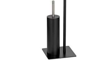 Toilettenbutler Kela | keck & lang aus Metall in Schwarz kela Toilettengarnitur Style Schwarz - Höhe ca. 71 cm