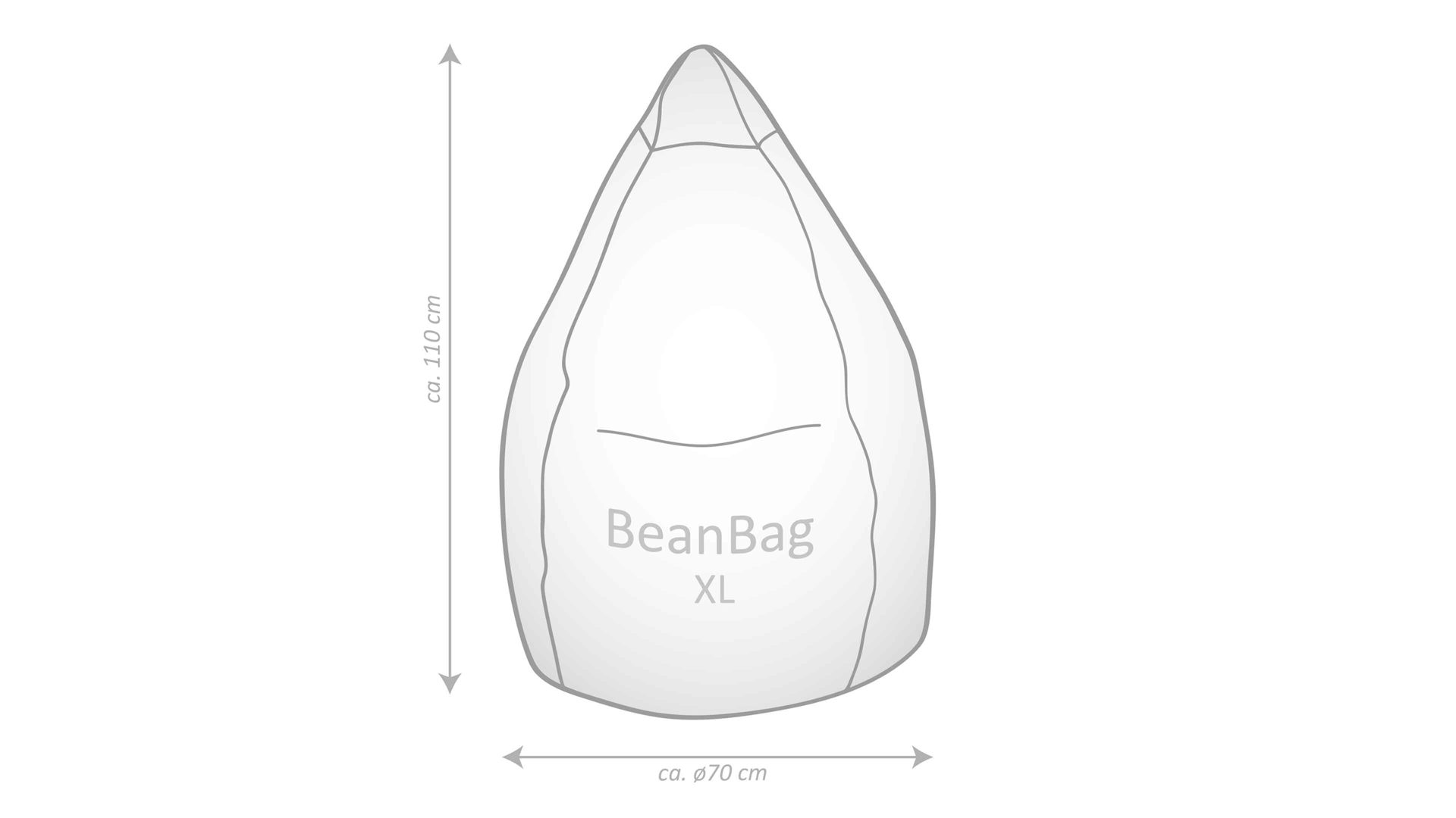 Sitzsack Magma sitting point aus Kunstfaser in Dunkelrot SITTING POINT beanbag alfa XL - lässiger Sitzsack weinroter Velours 055 – ca. 220 Liter