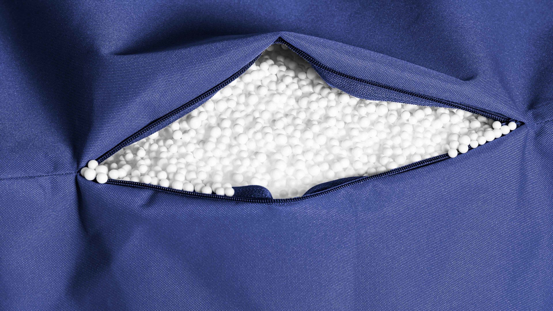 Sitzsack-Sessel Magma sitting point aus Kunstfaser in Blau SITTING POINT Sitzsack-Sessel swing scuba® dunkelblaue Kunstfaser - ca. 95 x 90 x 65 cm