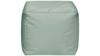 Sitzsack-Würfel Magma sitting point aus Kunstfaser in Grün SITTING POINT Sitzwürfel cube scuba® eukalyptusfarbene Kunstfaser - ca. 40 x 40 x 40 cm