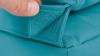 Sitzsack-Liege Magma sitting point aus Kunstfaser in Petrol SITTING POINT Funktions-Sitzsack twist scuba® petrolfarbene Kunstfaser - ca. 300 Liter