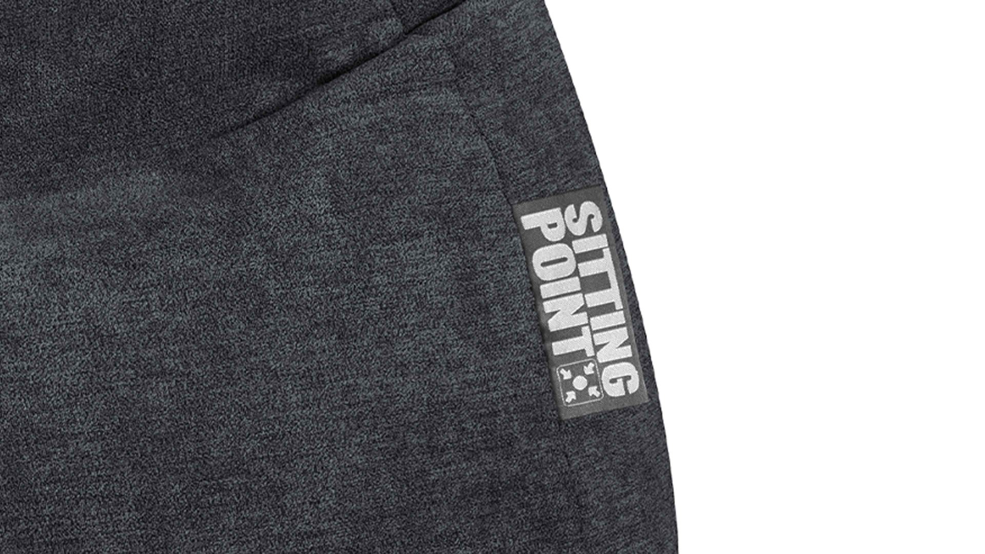 Sitzsack Magma sitting point aus Kunstfaser in Schwarz SITTING POINT beanbag alfa XXL - lässiger Sitzsack schwarzer Velours 001 – ca. 300 Liter