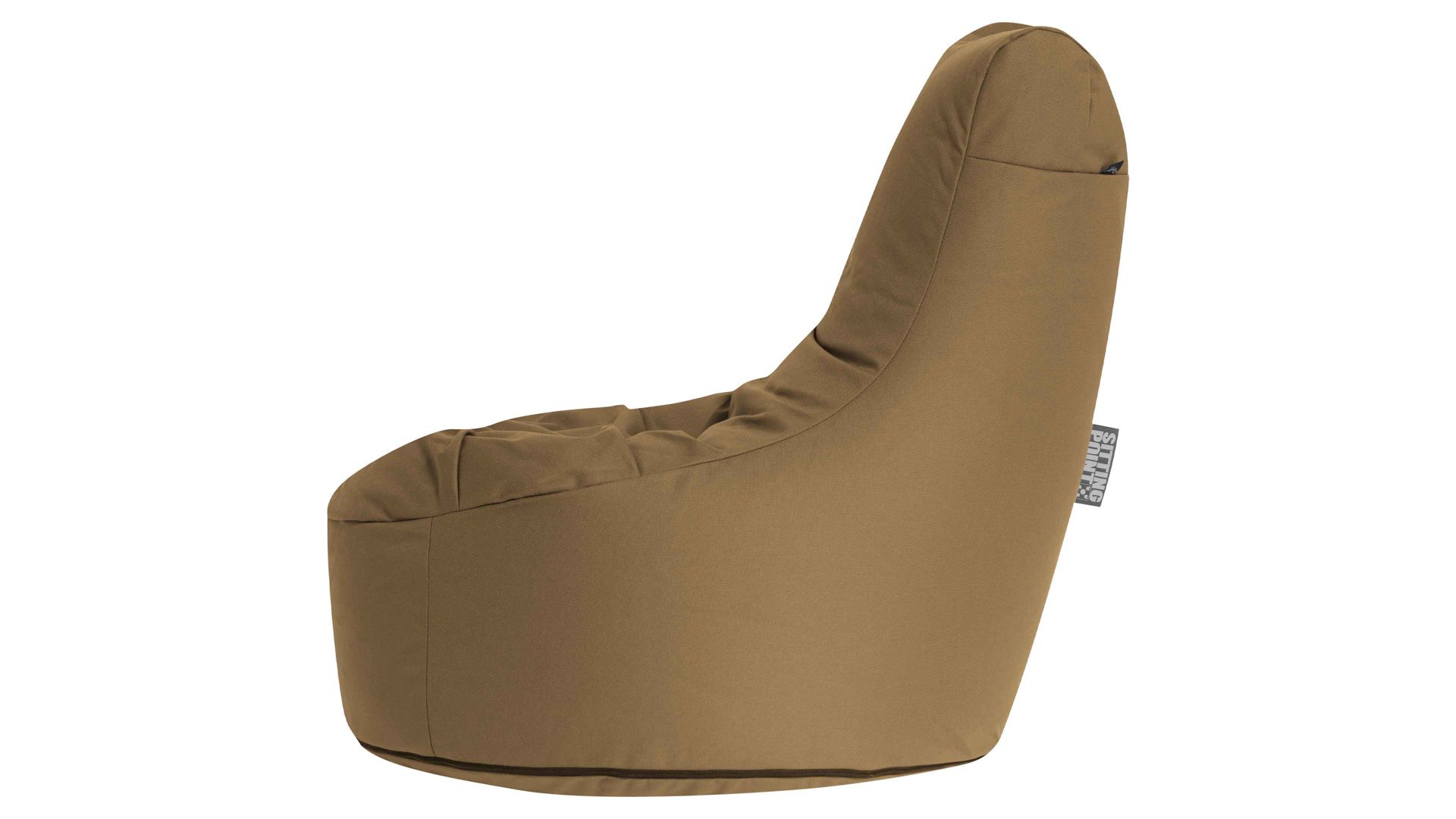 Sitzsack-Sessel Magma sitting point aus Kunstfaser in Braun SITTING POINT Sitzsack-Sessel swing outside braune Outdoor-Kunstfaser - ca. 300 Liter