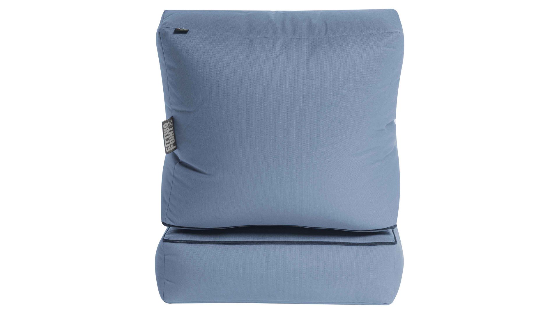 Sitzsack-Liege Magma sitting point aus Kunstfaser in Blau SITTING POINT Sitzsack-Sessel twist outside blaue Outdoor-Kunstfaser - ca. 300 Liter