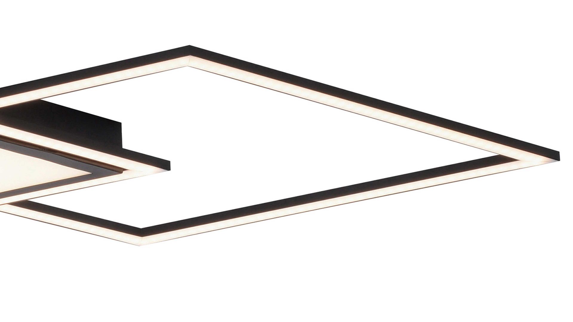 Deckenleuchte Just light. (leuchtendirekt) aus Metall in Schwarz JUST LIGHT. Leuchten Serie Asmin - Deckenleuchte schwarzes Metall - Länge ca. 106 cm