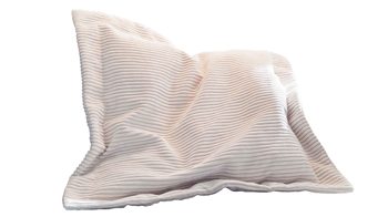 Einzelkissen SOFAkultur aus Stoff in Weiß SOFAkultur Programm SK 267 - Flatterkissen M schneeweißer Cordbezug - ca. 75 x 75 cm