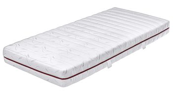 Federkernmatratze comfortmaster besser sitzen, liegen, leben aus Stoff in Weiß Comfortmaster Matratze Classic T H2, Taschenfederkern – Liegefläche ca. 100 x 210 cm