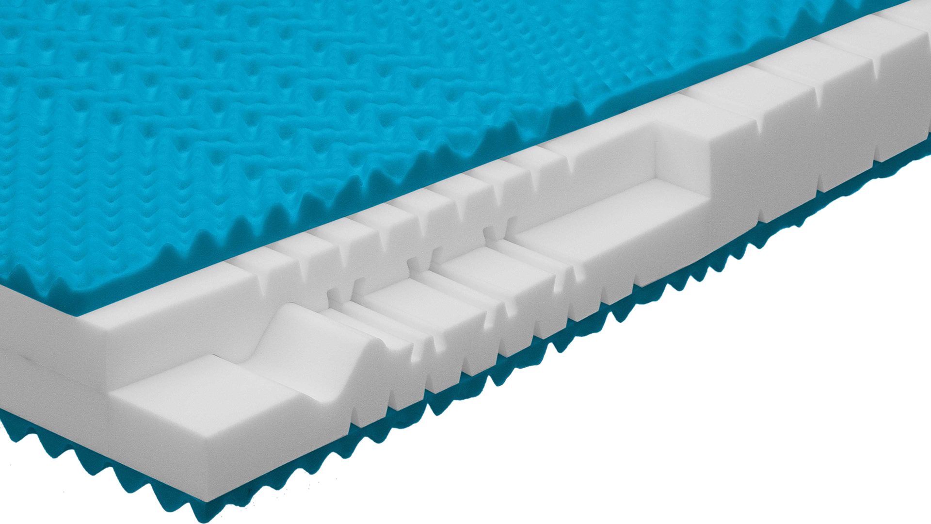 Kaltschaummatratze comfortmaster besser sitzen, liegen, leben aus Stoff in Weiß Comfortmaster Matratze Comfort S H3, Kaltschaum – Liegefläche ca. 120 x 200 cm