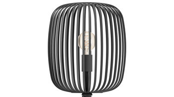 Stehleuchte Eglo aus Metall in Schwarz EGLO Stehleuchte Romazzina schwarzer Stahl - Höhe ca. 141 cm