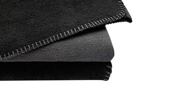 Wohndecke Biederlack® aus Stoff in Schwarz JOOP! Wohndecke Uni Doubleface Schwarz & Anthrazit – ca. 150 x 200 cm