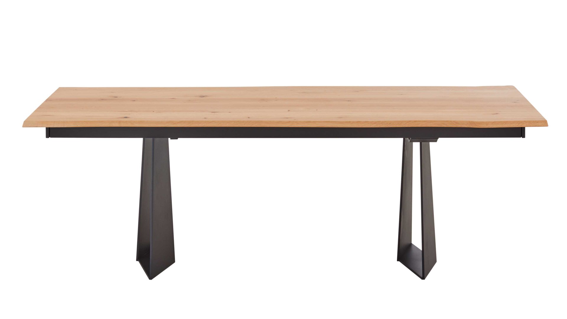 Esstisch Venjakob aus Holz in Holzfarben VENJAKOB Esstisch Chic ET674 Wildeiche hell & matt Anthrazit - ca. 160 x 90 cm