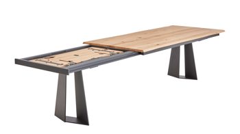 Mehrpreis Venjakob aus Holz in Holzfarben VENJAKOB Esstischsystem Chic ET674 Frontauszugssystem mit Klappeinlage Funktions-Mehrpreis - ca. 65 x 90 cm