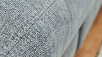 Ecksofa modulmaster aus Stoff in Hellblau Modulmaster MM-ZE1148 - Ecksofa stahlfarbener Bezug Milano & Fuß Z002-M01 - Stellfläche ca. 254 x 209 cm