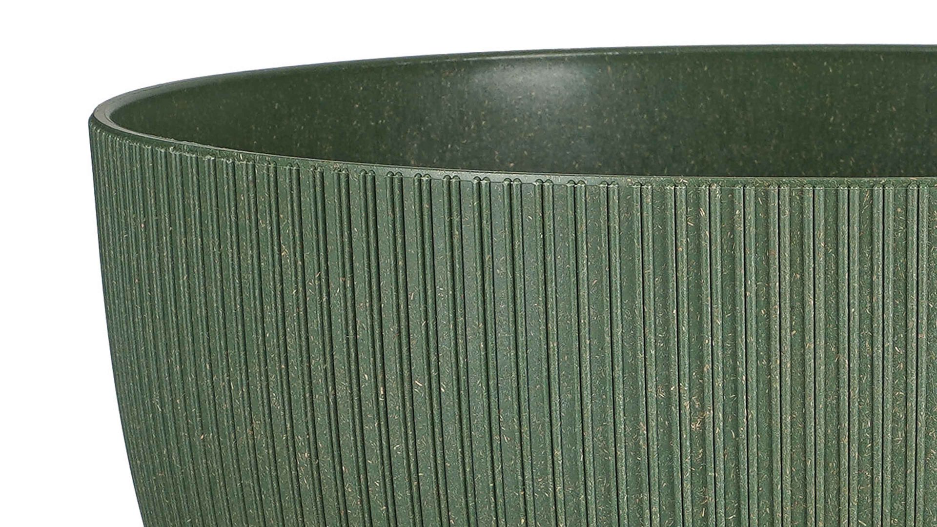 Pflanzkübel Edelman® aus Kunststoff in Grün Pflanzschale Doppio grüner Kunststoff - Durchmesser ca. 40 cm