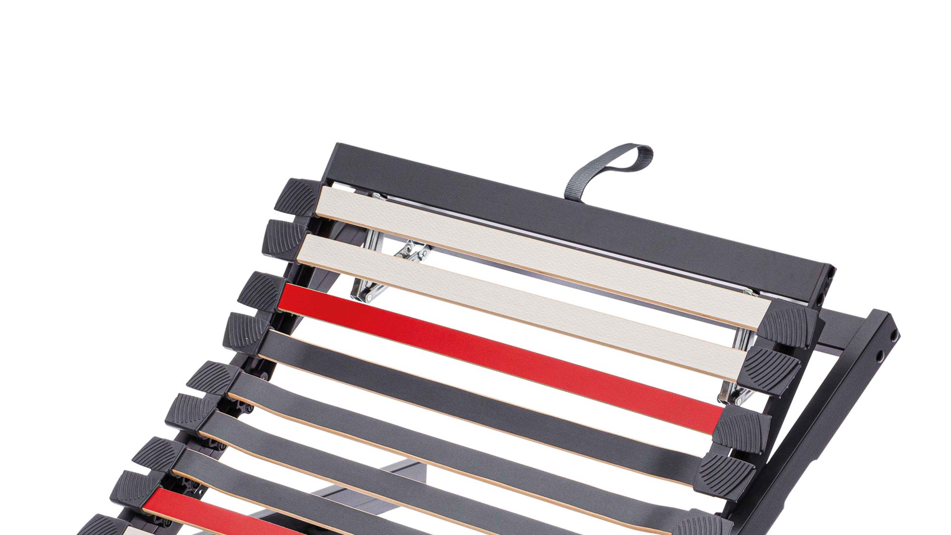 Lattenrost Interliving aus Holz in Anthrazit Interliving Lattenrost Serie1950 mit Funksteuerung Funk & drei Motoren – Liegefläche ca. 140 x 200 cm