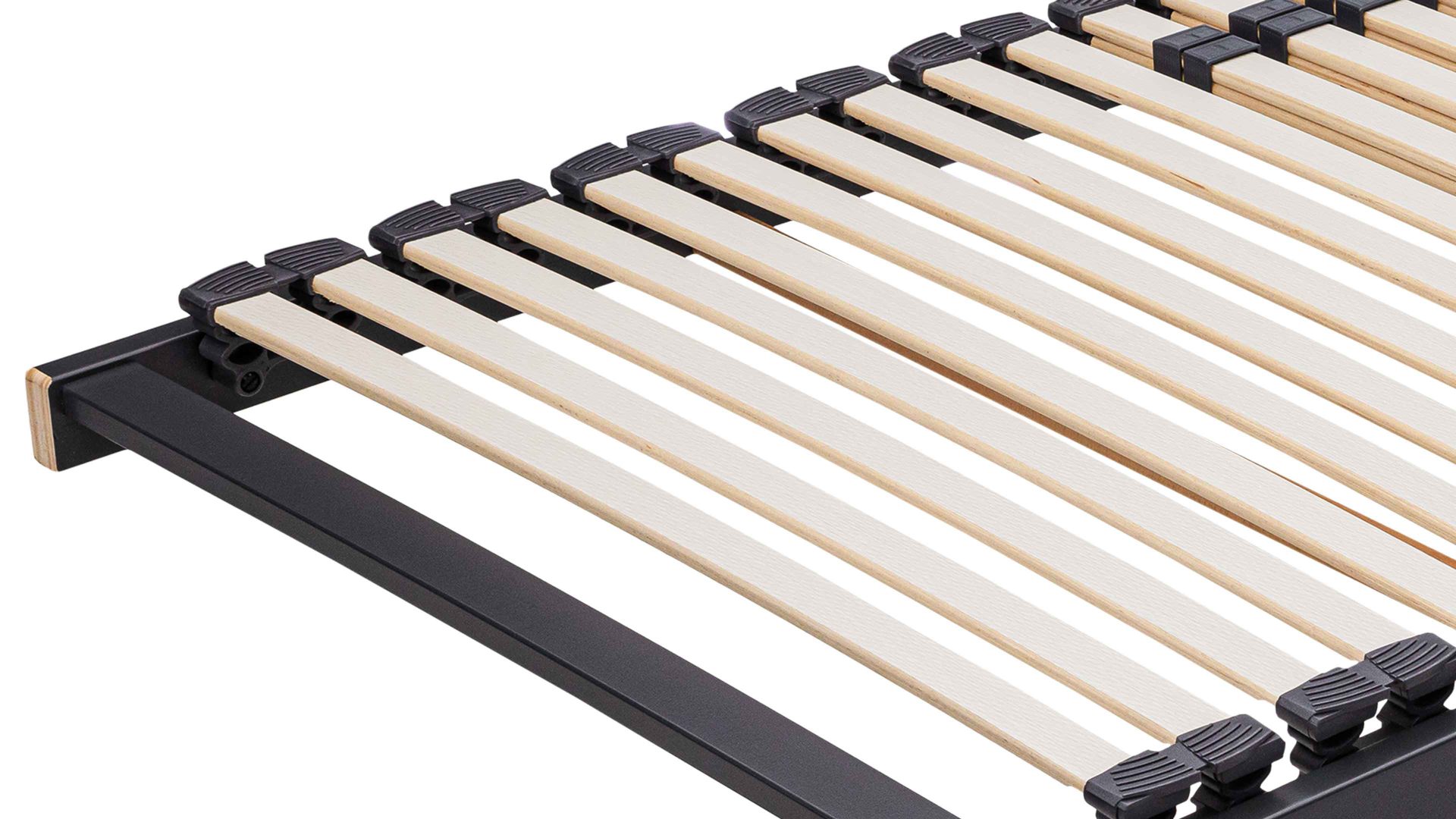 Lattenrost Interliving aus Holz in Anthrazit Interliving Lattenrost Serie 1950 ohne Verstellung – Liegefläche ca. 90 x 200 cm