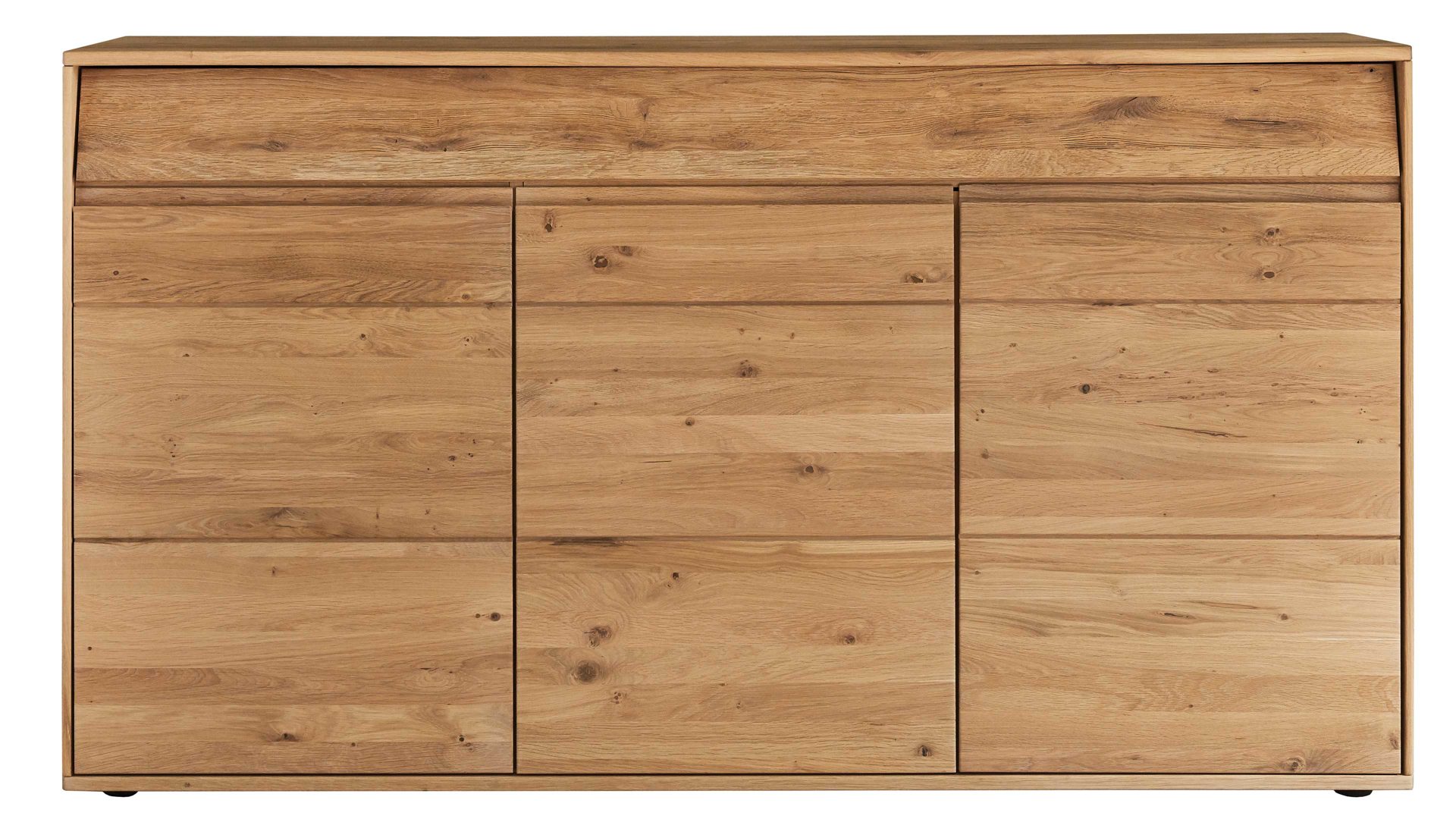 Sideboard Decker aus Holz in Holzfarben Sideboard biancofarbene Wildeiche – Breite ca. 185 cm