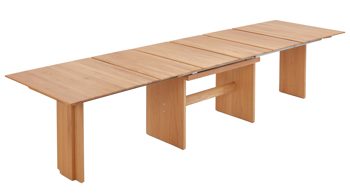 Auszugtisch Niehoff sitzmoebel aus Holz in Holzfarben NIEHOFF SITZMÖBEL Auszugtisch Bornholm Wildeiche - ca. 160 - 320 x 95 cm