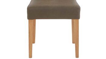 Polsterstuhl Niehoff sitzmoebel aus Mikrofaser in Grün NIEHOFF SITZMÖBEL Bornholm Polsterstuhl grüner Bezug & Eichegestell