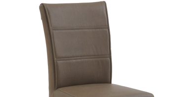 Polsterstuhl Niehoff sitzmoebel aus Mikrofaser in Grün NIEHOFF SITZMÖBEL Bornholm Polsterstuhl grüner Bezug & Eichegestell