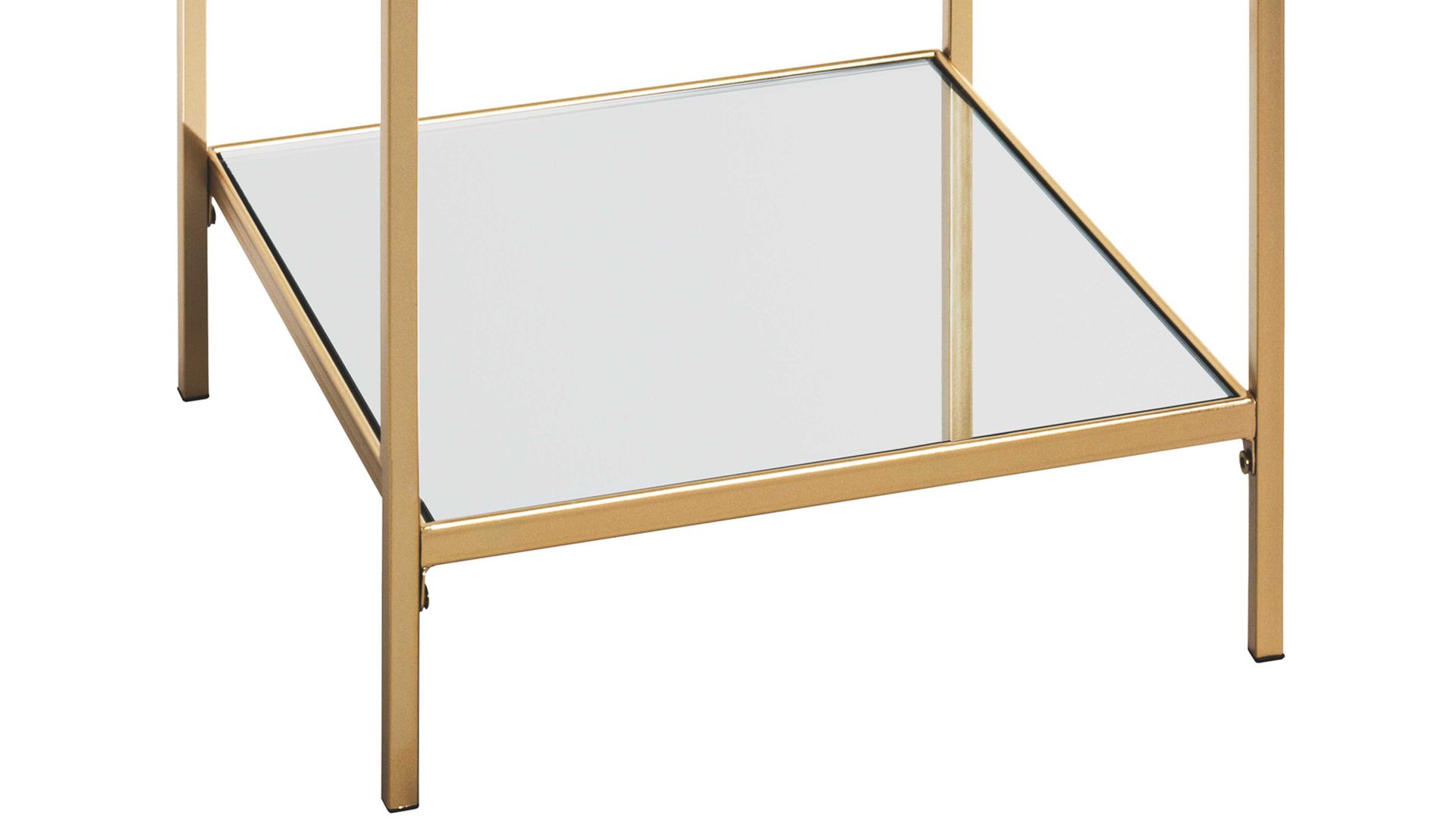 Beistelltisch Haku aus Metall in Metallfarben Beistelltisch goldfarbenes Metall - Breite ca. 39 cm