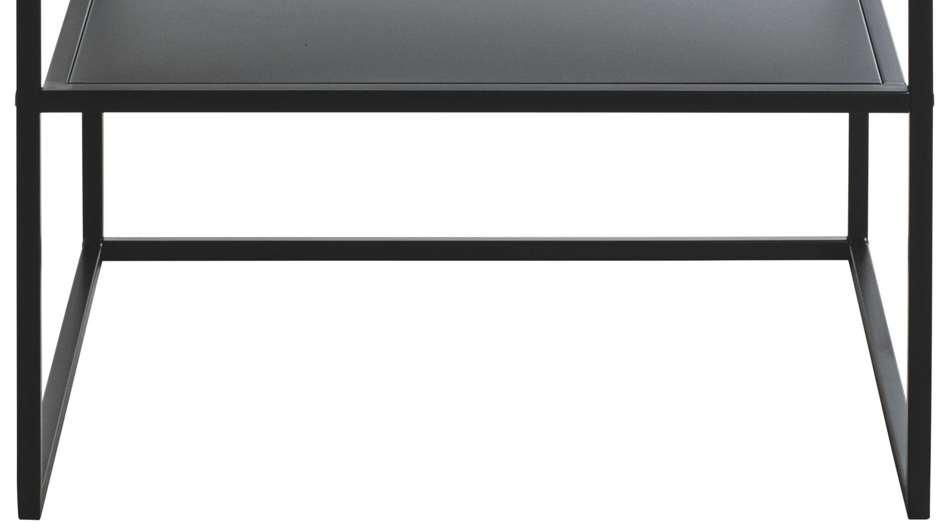 Beistelltisch Haku aus Metall in Schwarz Beistelltisch - Breite ca. 50 cm schwarzes Metall