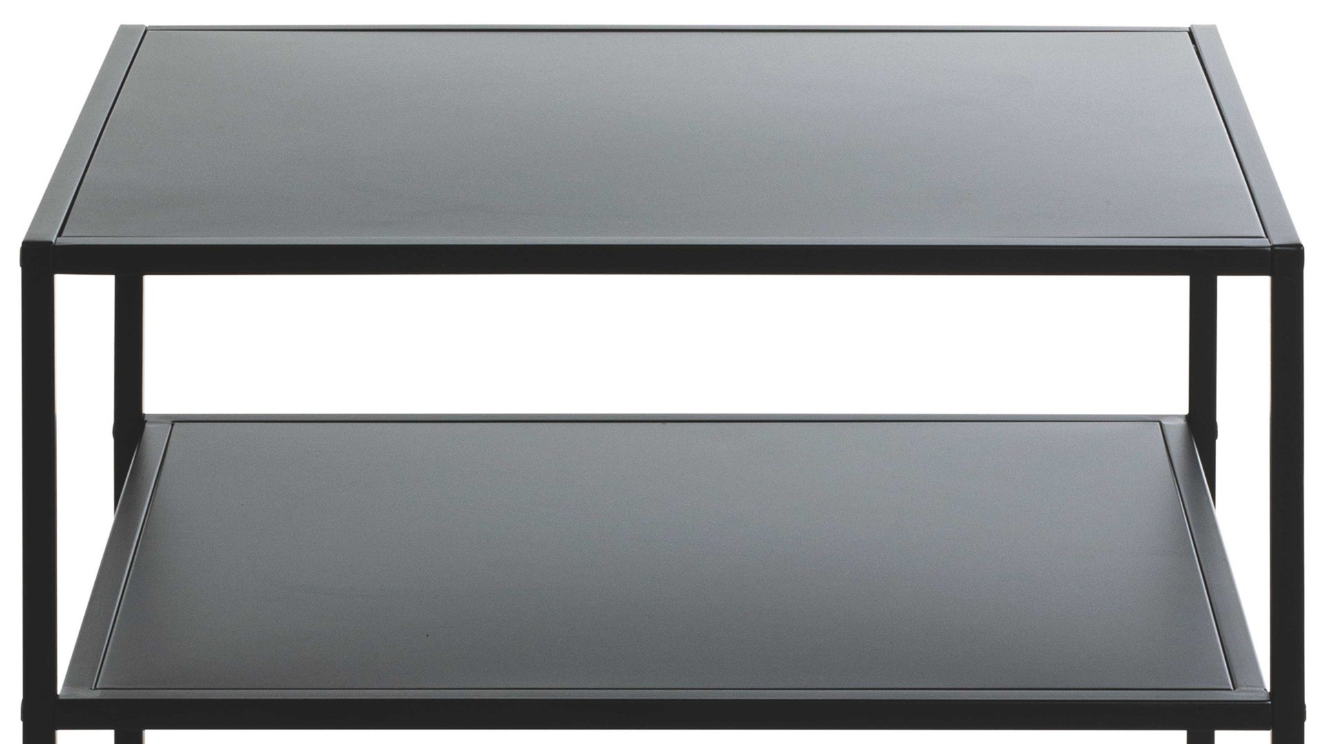 Beistelltisch Haku aus Metall in Schwarz Beistelltisch - Breite ca. 50 cm schwarzes Metall
