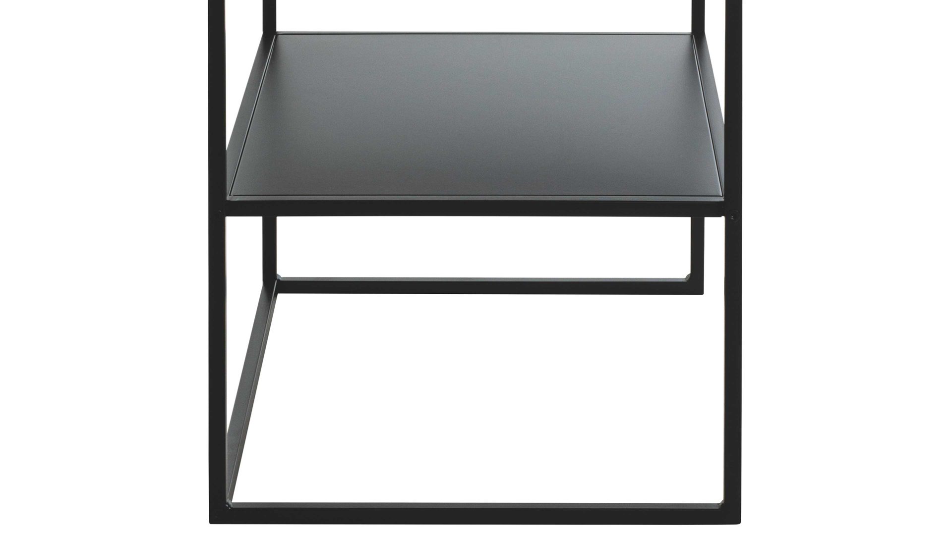 Beistelltisch Haku aus Metall in Schwarz Beistelltisch - Breite ca. 50 cm schwarzes Metall