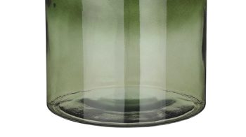 Vase Edelman® aus Glas in Grün Boden-Flaschenvase Vamos grünes Recyclingglas - Höhe ca. 43 cm