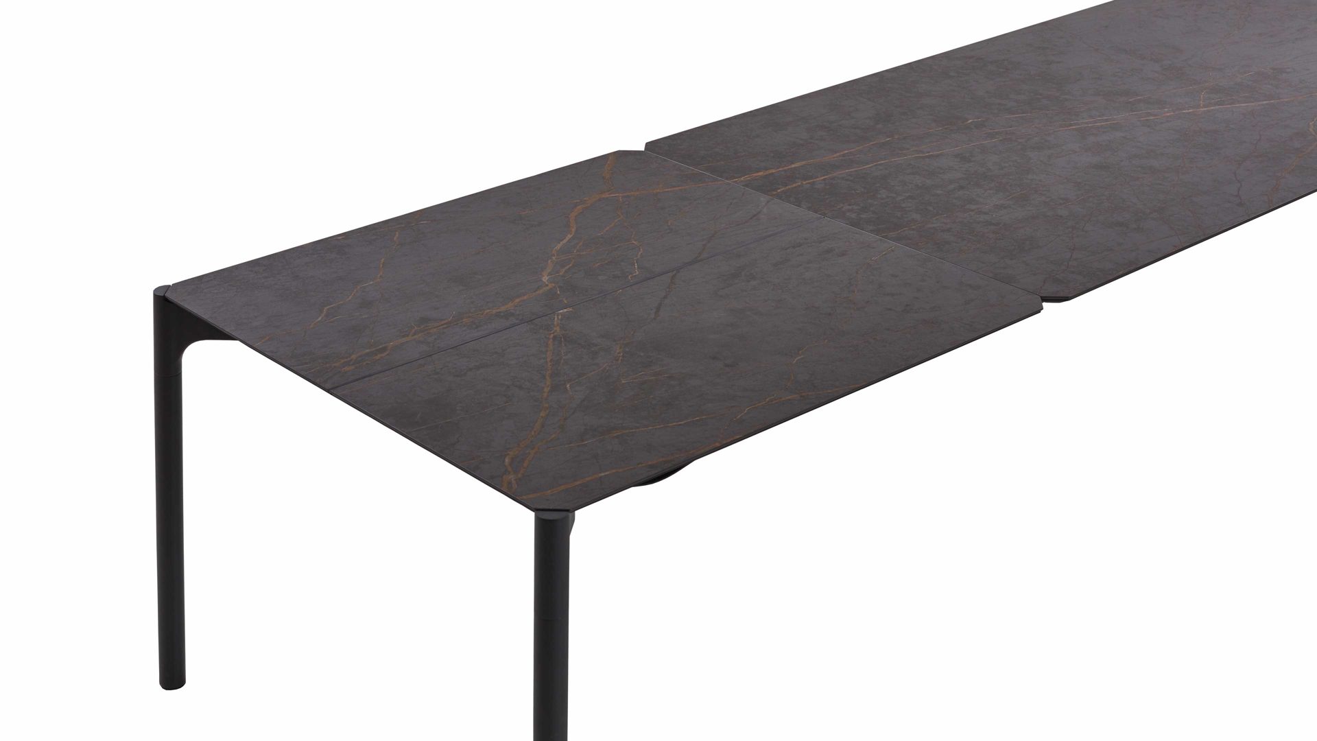 Mehrpreis Venjakob aus Keramik in Schwarz VENJAKOB Esstischsystem ET236-Mio Plus Frontauszugssystem mit Klappeinlage Funktions-Mehrpreis - ca. 100 x 100 cm