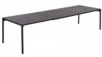 Mehrpreis Venjakob aus Keramik in Schwarz VENJAKOB Esstischsystem ET236-Mio Plus Frontauszugssystem mit Klappeinlage Funktions-Mehrpreis - ca. 100 x 100 cm