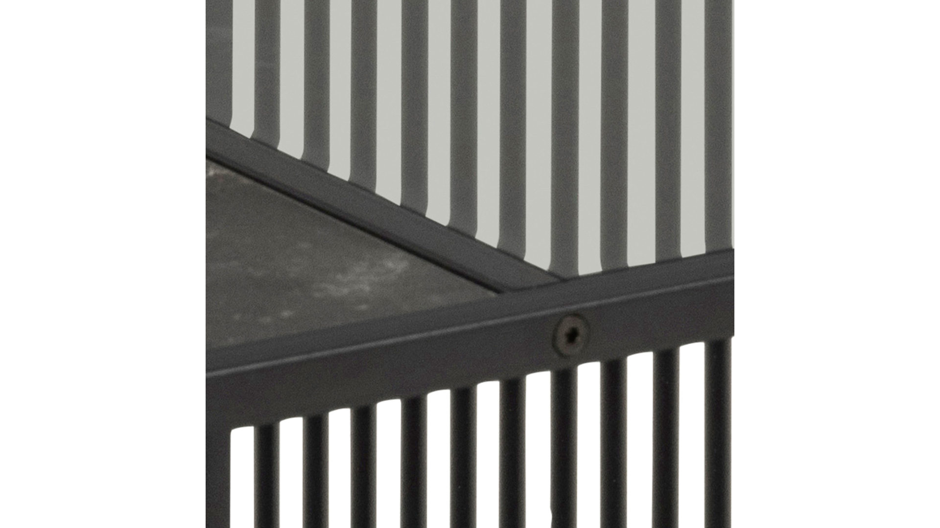 Couchtisch Actona group aus MDF in Schwarz Couchtisch Strington rauchfarbenes Glas & schwarze Marmoroptik, schwarzes Metallgestell - ca. 80 x 80 cm