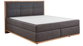 Boxspringbett comfortmaster besser sitzen, liegen, leben aus Stoff in Dunkelbraun Comfortmaster Boxspringbett Karat Comfort 5.0 steinfarbener Bezug Gavin 11 - Liegefläche ca. 180 x 200 cm